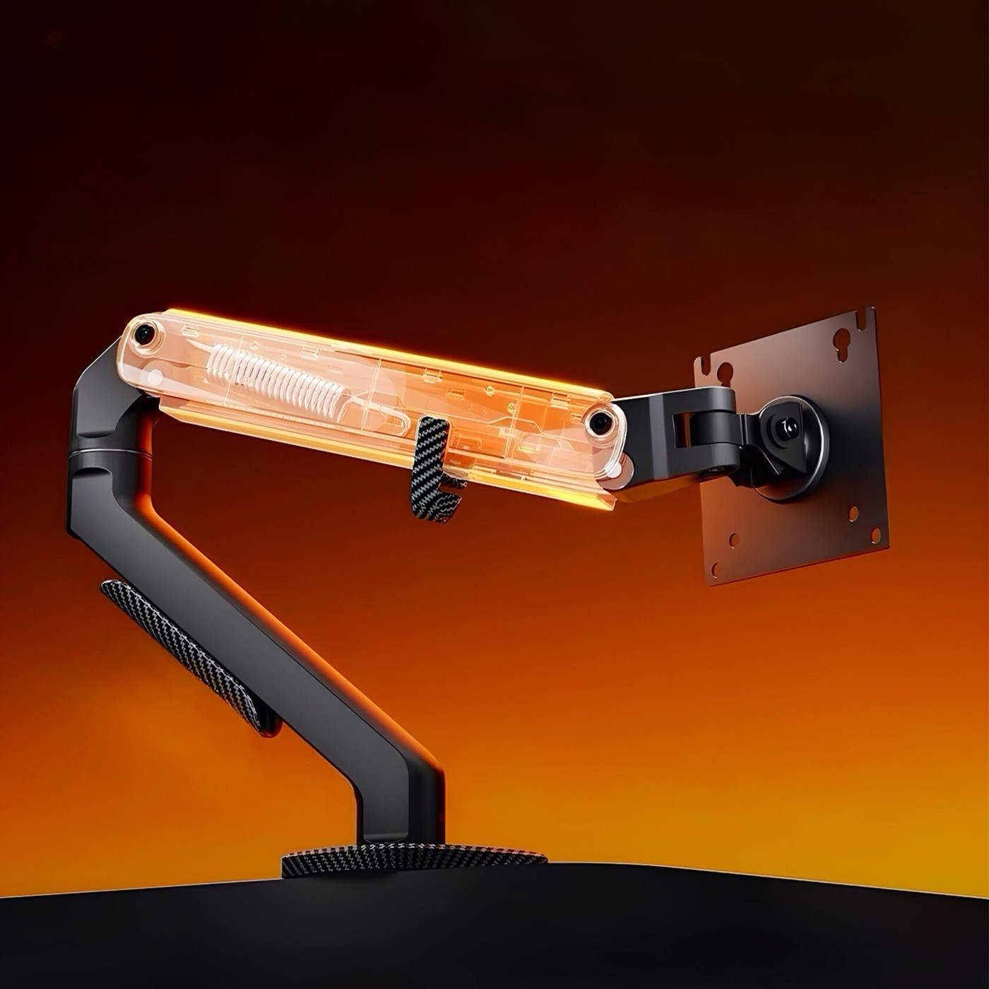 Humanmotion T6-1C Single Monitor Arm, размеры
