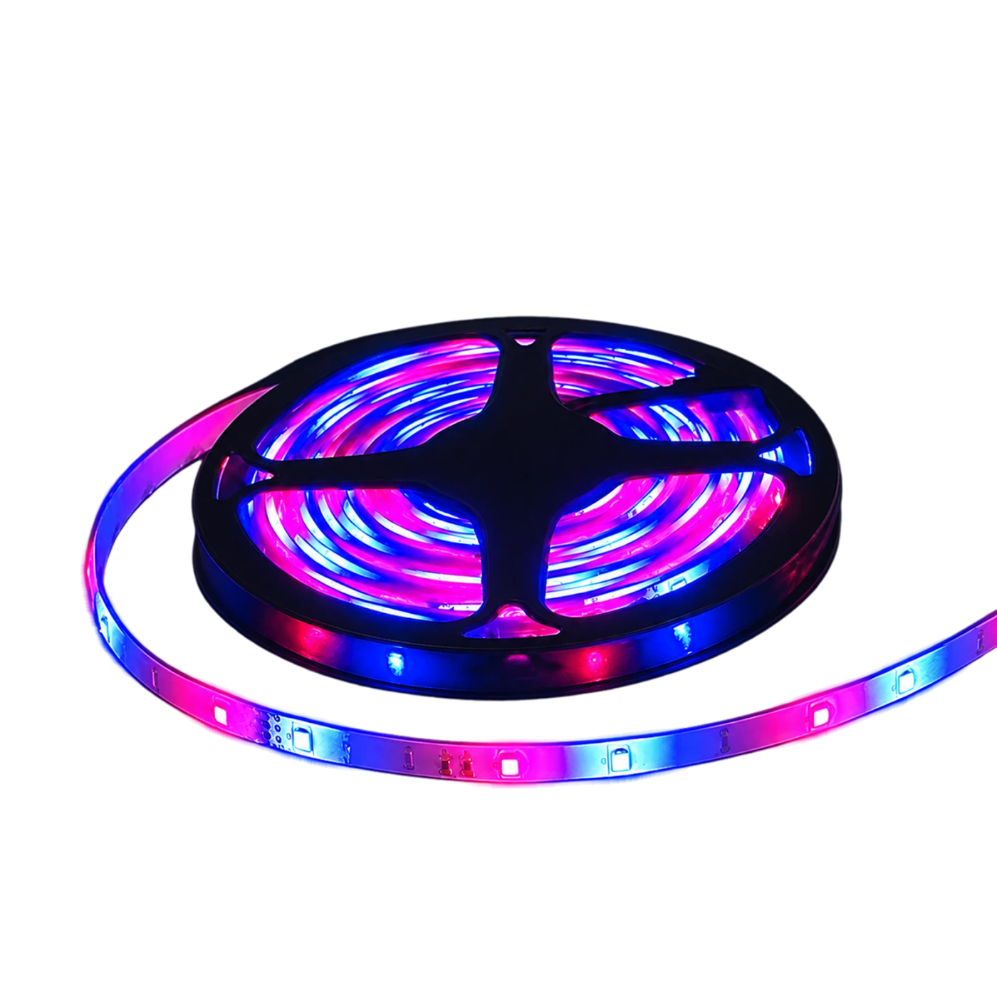 RGB LED лента, крупный план