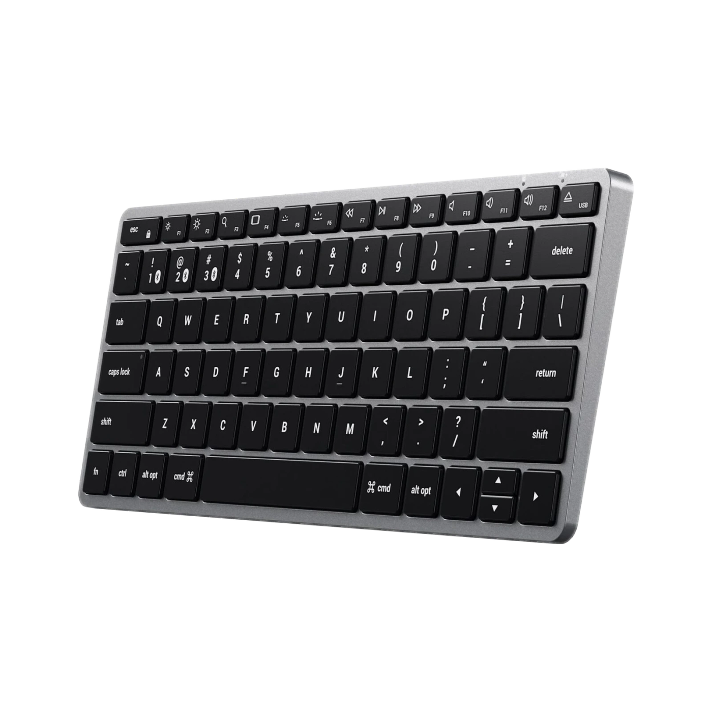 Satechi Slim X1, вид спереди под углом, вид справа