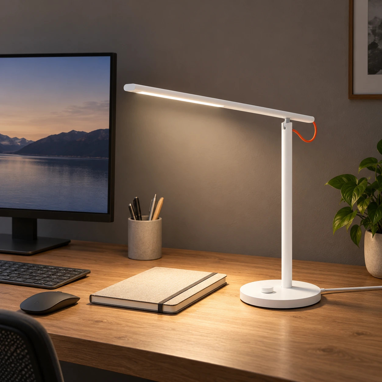Интерьер Desk Setup — Xiaomi 1S LED лампа · 1:1