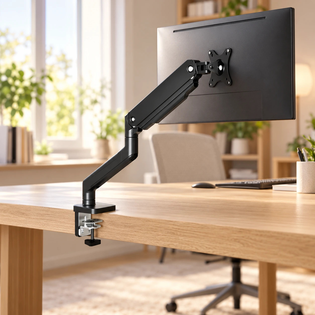 Интерьер Desk Setup — Brateck E560 Single Monitor Arm · 1:1